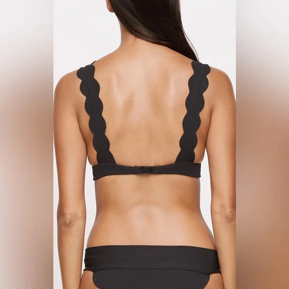 NWOT Marysia Swim Wide Santa Clara Bikini Top - Picture 7 of 9
